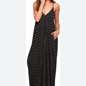 Boho Polka Dot Maxi Dress